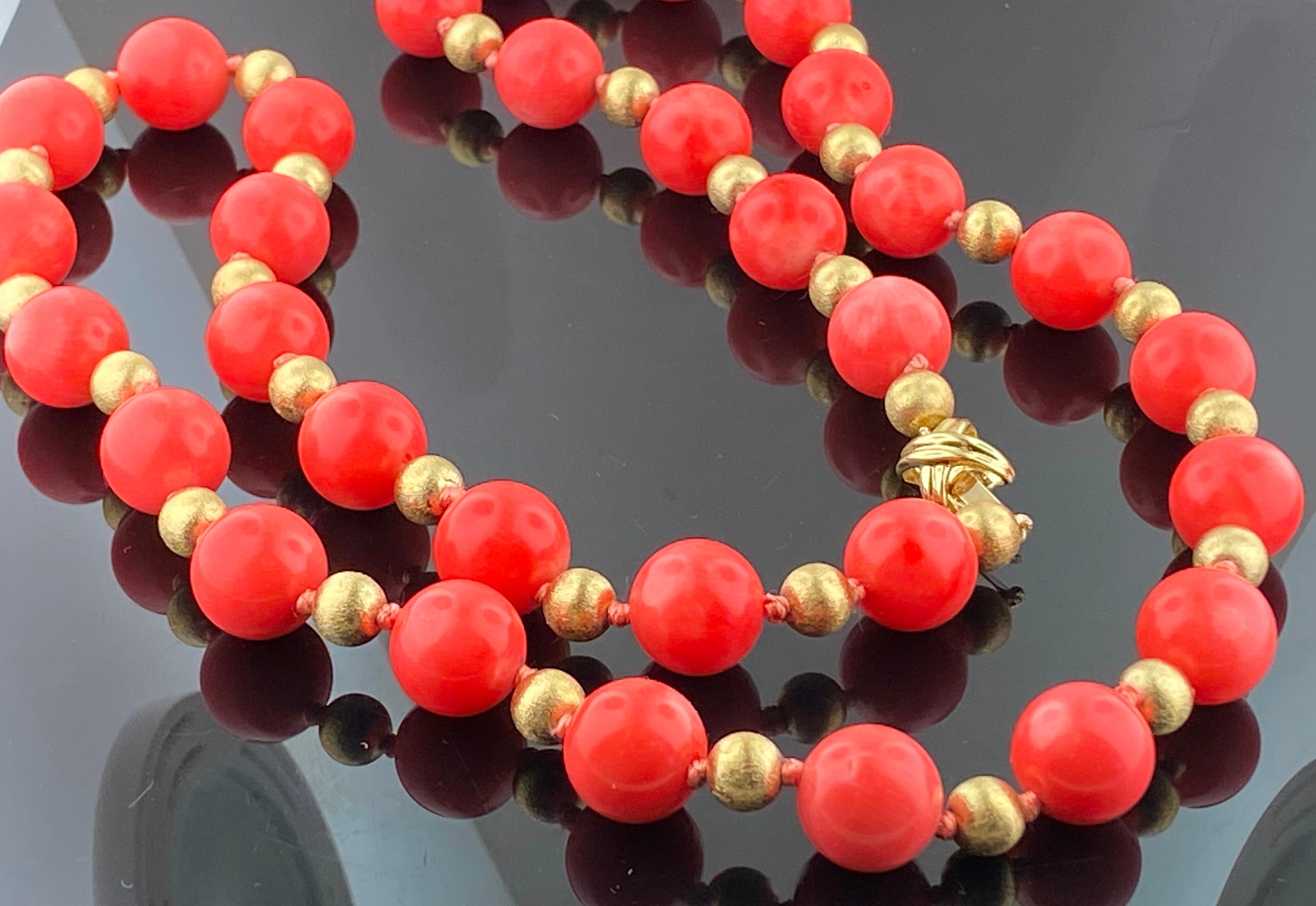 gold and red tiffany necklace