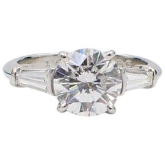 Tiffany & Co. 2.86 Carat D VS1 Diamond Platinum Engagement Ring