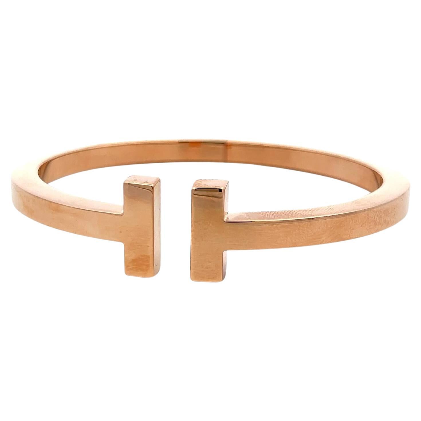 Pulsera Tiffany & Co 29 Gramos Talla 7 18 Kilates Oro Amarillo Brazalete T