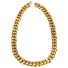 Tiffany & Co. 3 Carat Diamond Graduated Link Necklace, 18 Karat Gold