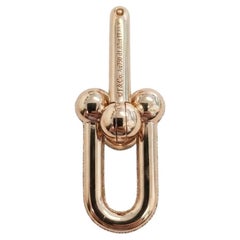 Boucles d'oreilles « HardWear Link » de Tiffany & Co. avec diamants de 3 carats, en or rose 18 carats