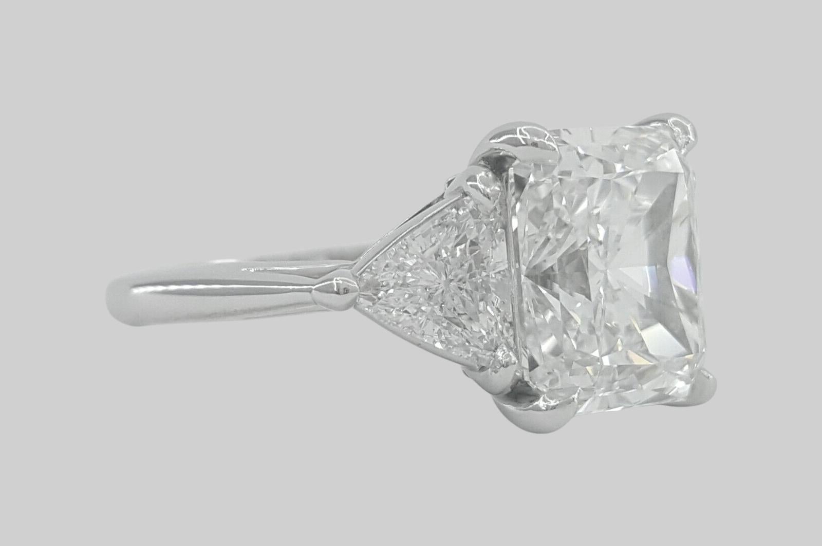 3 Carat Radiant Cut Diamond Three Stone 