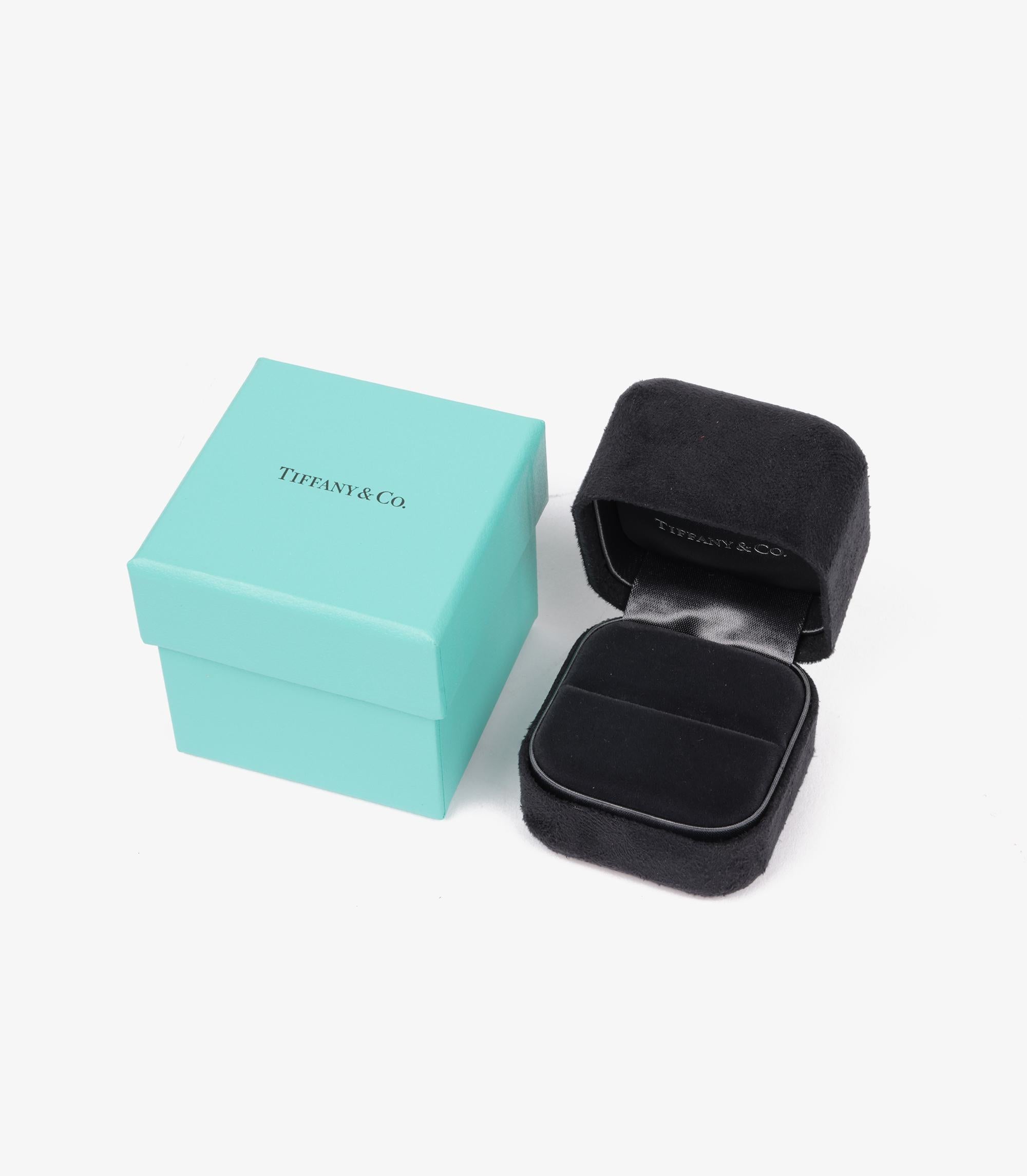 Tiffany & Co. 3 Diamond Platinum Circlet Ring 1
