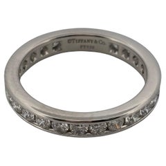 Tiffany & Co. 3 Millimètre 1.10ctw E VS1 Diamond Full Eternity Band Ring