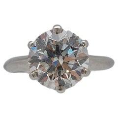 Tiffany & Co.  3,12 Carati   Anello di fidanzamento E/IF con taglio a brillante rotondo