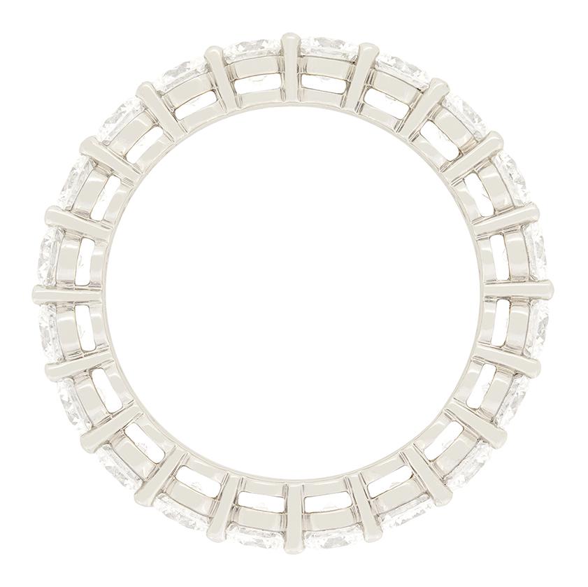Taille brillant Tiffany & Co 3.18ct Diamond 'Embrace' Full Eternity Ring (bague d'éternité) en vente