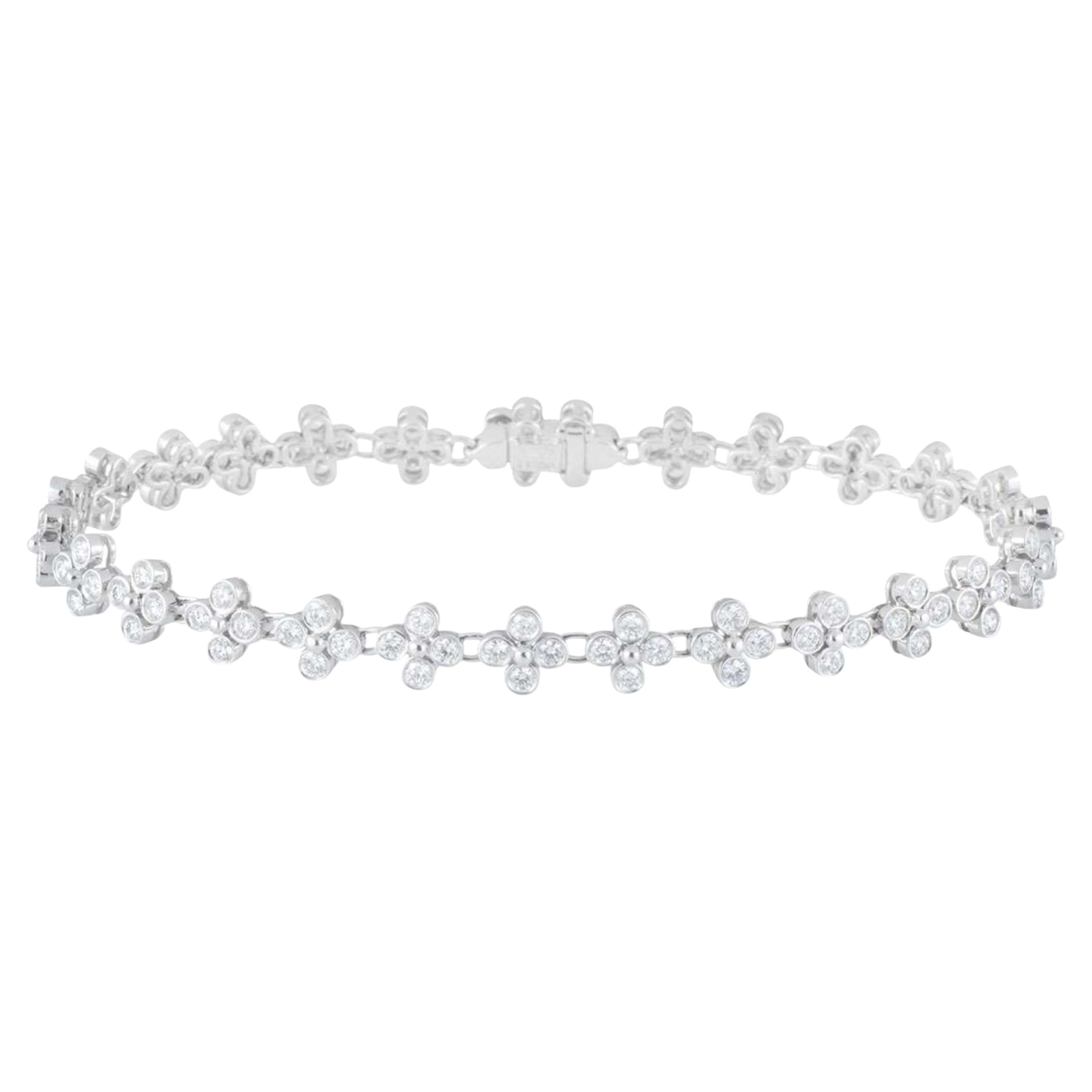 Tiffany & Co. 3,25 Carati  Bracciale in platino con diamanti