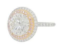 Tiffany & Co. 3.54 Carat Soleste Round Brilliant Cut Diamond Ring