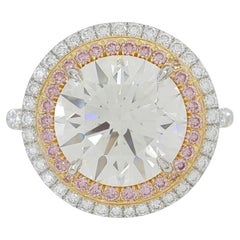 Tiffany & Co. 3.54 Carat Soleste Round Brilliant Cut Diamond Ring
