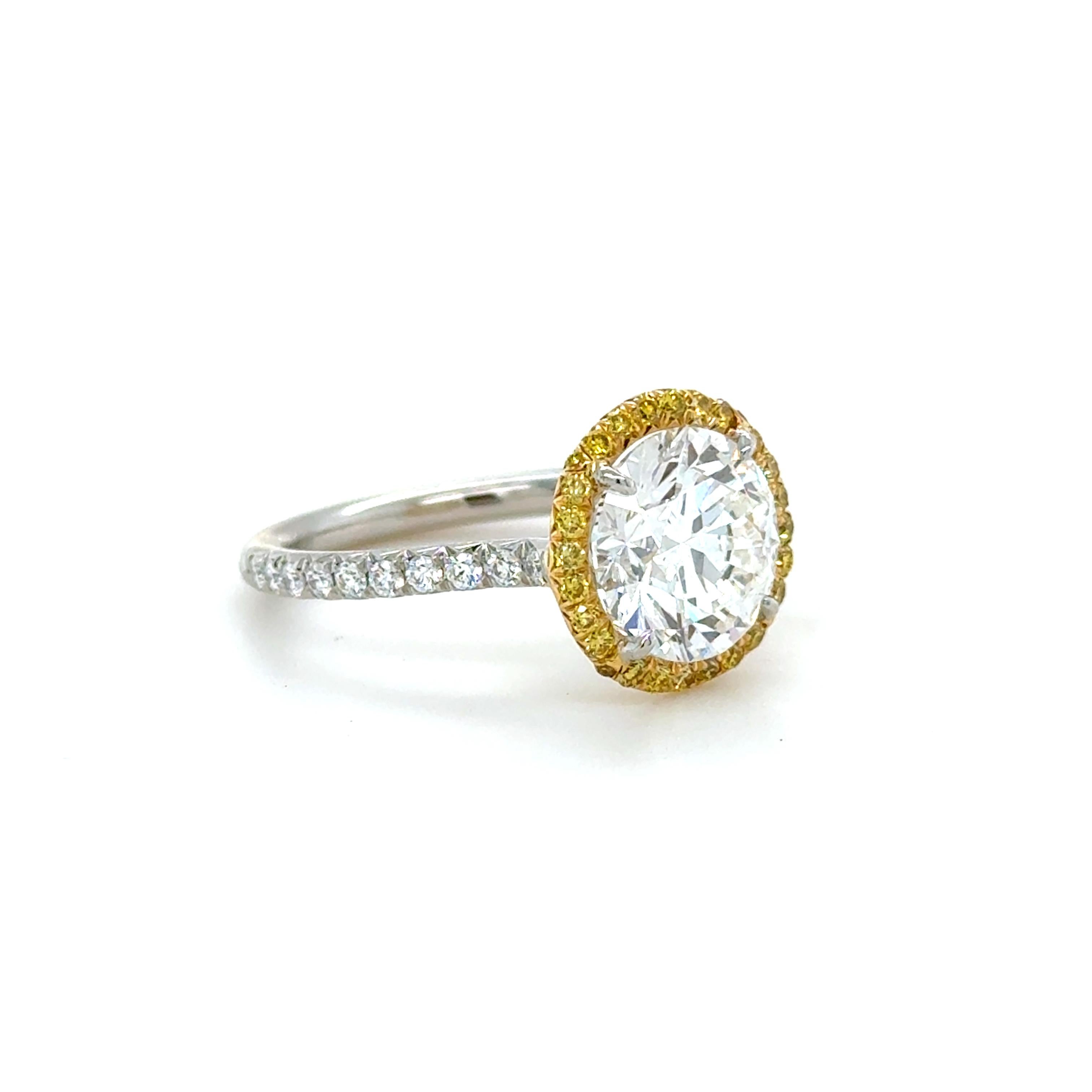 Tiffany & Co., 3.55 Carat Round Brilliant Cut Diamond 