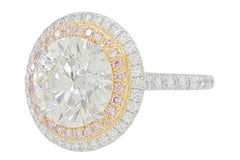 Tiffany & Co. 3.54 Carat Soleste Round Brilliant Cut Diamond Ring