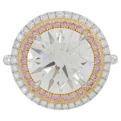 Tiffany & Co. 3.66 Carat Soleste Round Brilliant Cut Diamond Ring