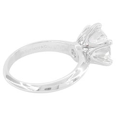 Tiffany & Co. 3.78 Karat. Runder Brillantschliff Diamant Verlobungsring