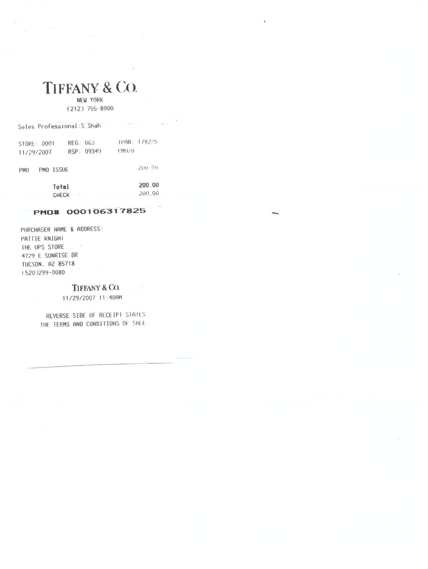 Tiffany & Co. Collana con ciondolo in platino da 3,88 carati con diamante tondo Brilliante F VS1 in vendita 6