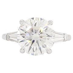 Tiffany & Co. 3.91 Ct. Round Brilliant Cut Diamond Engagement Ring
