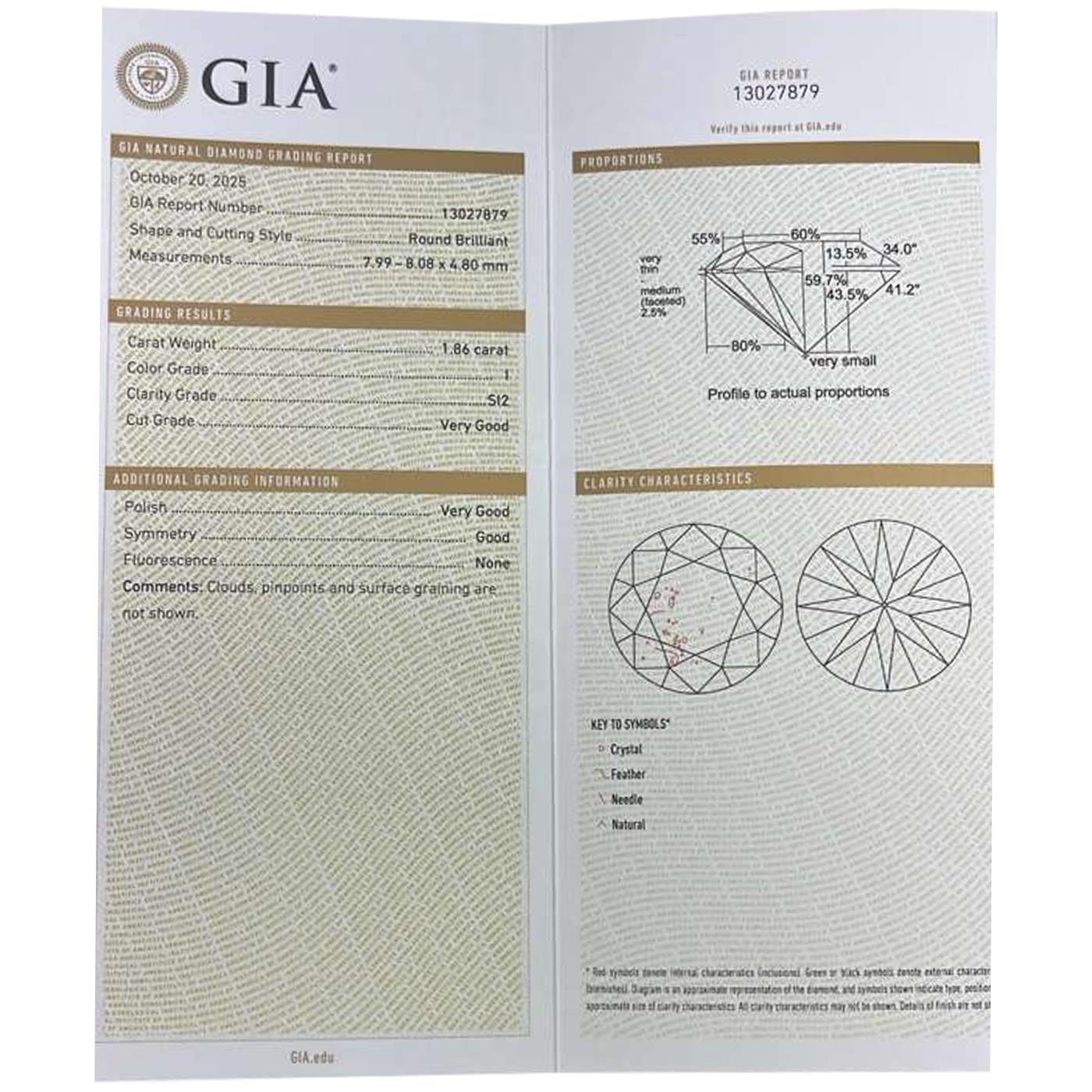 Tiffany & Co. 4,08 ct GIA Diamante brillante redondo natural Pendientes de platino en venta 2