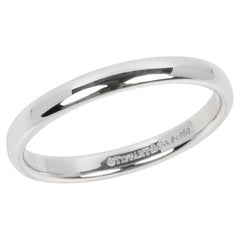 Tiffany 
Co. 3mm Platinum Wedding Band Ring