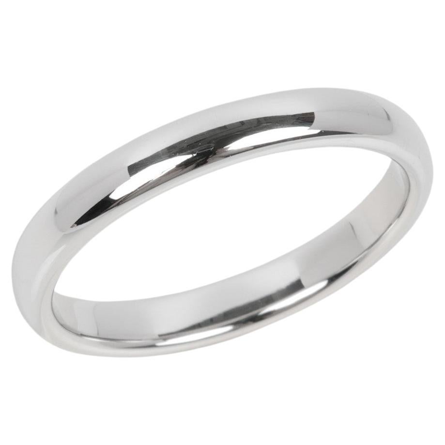 Tiffany & Co. 3mm Platinum Wedding Band Ring