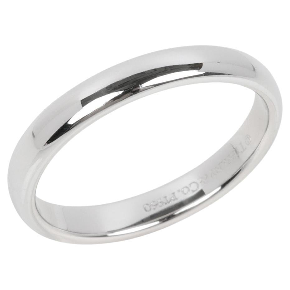 Tiffany & Co. 3mm Platinum Wedding Band Ring