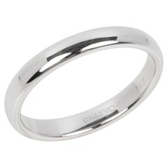 Tiffany & Co. Anneau de mariage en platine 3mm