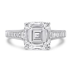 Tiffany & Co. 4.01 CT D/IF Legacy Cushion Diamond Platinum Ring Box/Papers