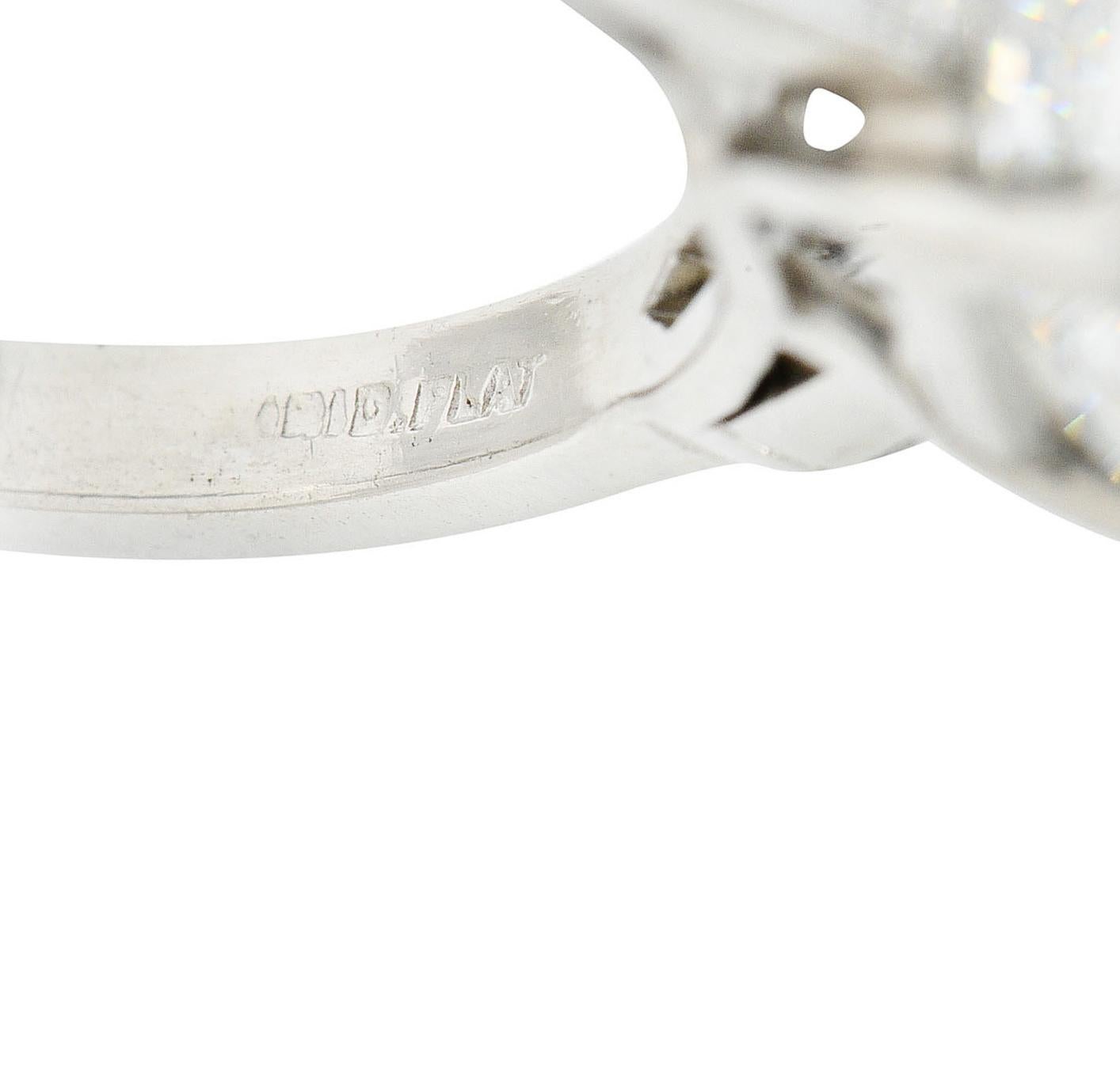 Tiffany & Co. 4.28 Carats Asscher Diamond Platinum Engagement Ring 1