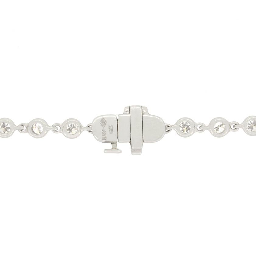 Collar de línea de diamantes de 4,32 ct Tiffany & Co. en Bueno estado para la venta en London, GB