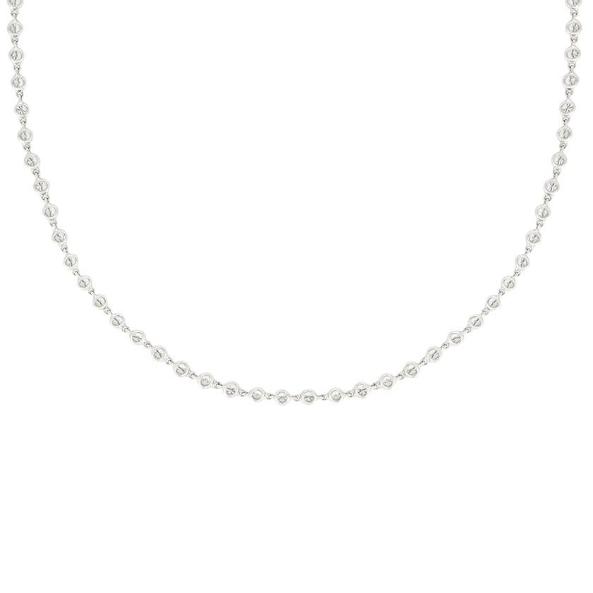 De las mujeres Collar de línea de diamantes de 4,32 ct Tiffany & Co. en venta