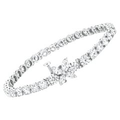 Tiffany & Co. Victoria-Armband aus Platin mit 4.49 Karat Diamanten