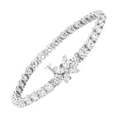 Tiffany & Co. 4.49 Carat Diamond Platinum Victoria Bracelet