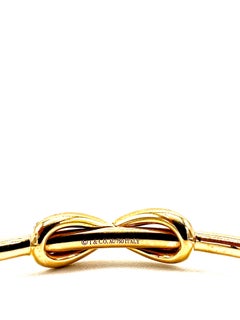 Tiffany & Co. .45 Carat Round  Brilliant Diamond and 18K Yellow Gold Bracelet