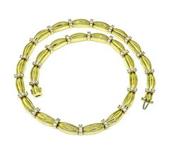 Collana Tiffany & Co. con diamante da 4,50 carati in oro giallo 18k