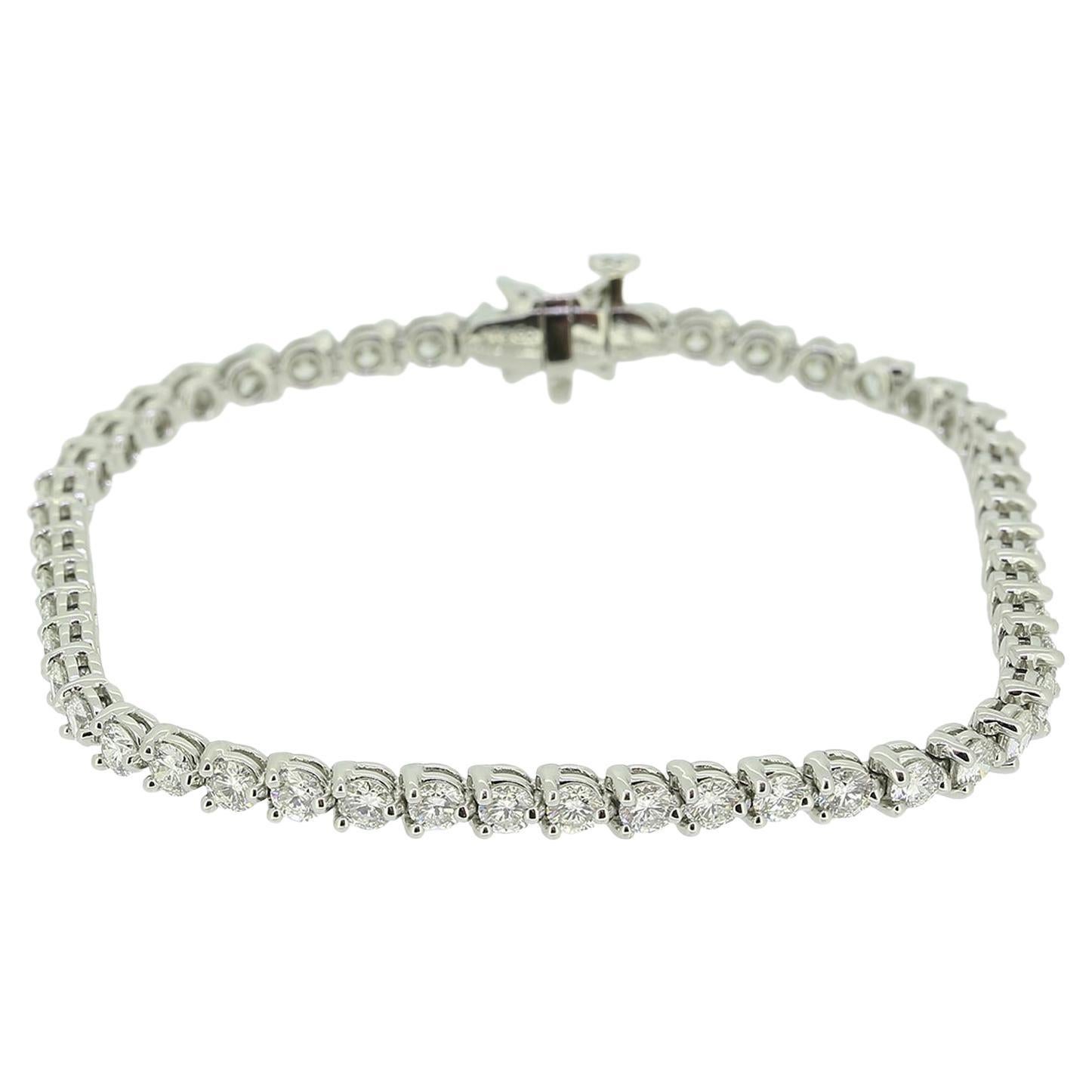 Tiffany & Co. 4.60 Carat Diamond Victoria Tennis Bracelet