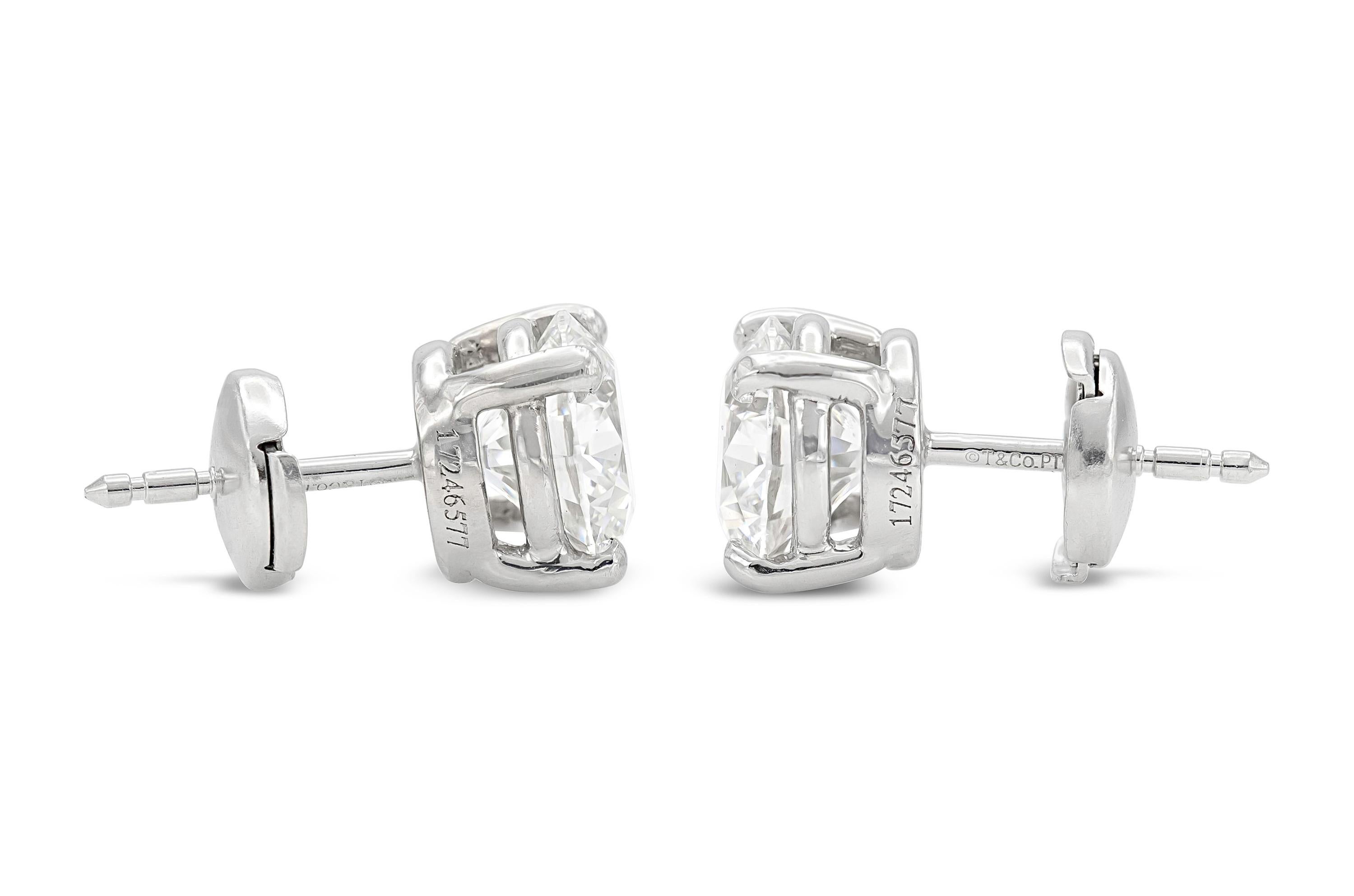 tiffany diamond earrings 2 carat