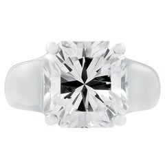 Tiffany & Co. 4.87 Carat Lucida Cut Diamond Engagement Ring