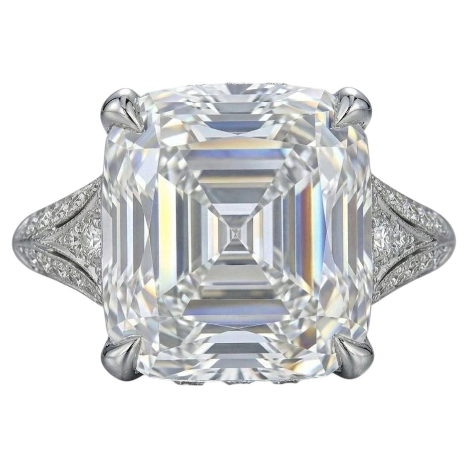 Tiffany & Co. 5 Carat Legacy Cushion Brilliant Cut Diamond Engagement Ring