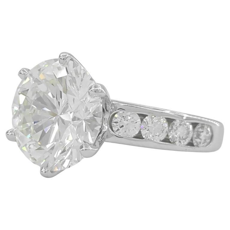 Tiffany & Co. 5 Ct. Channel-Set Diamond Ring In Excellent Condition For Sale In Chicago, IL