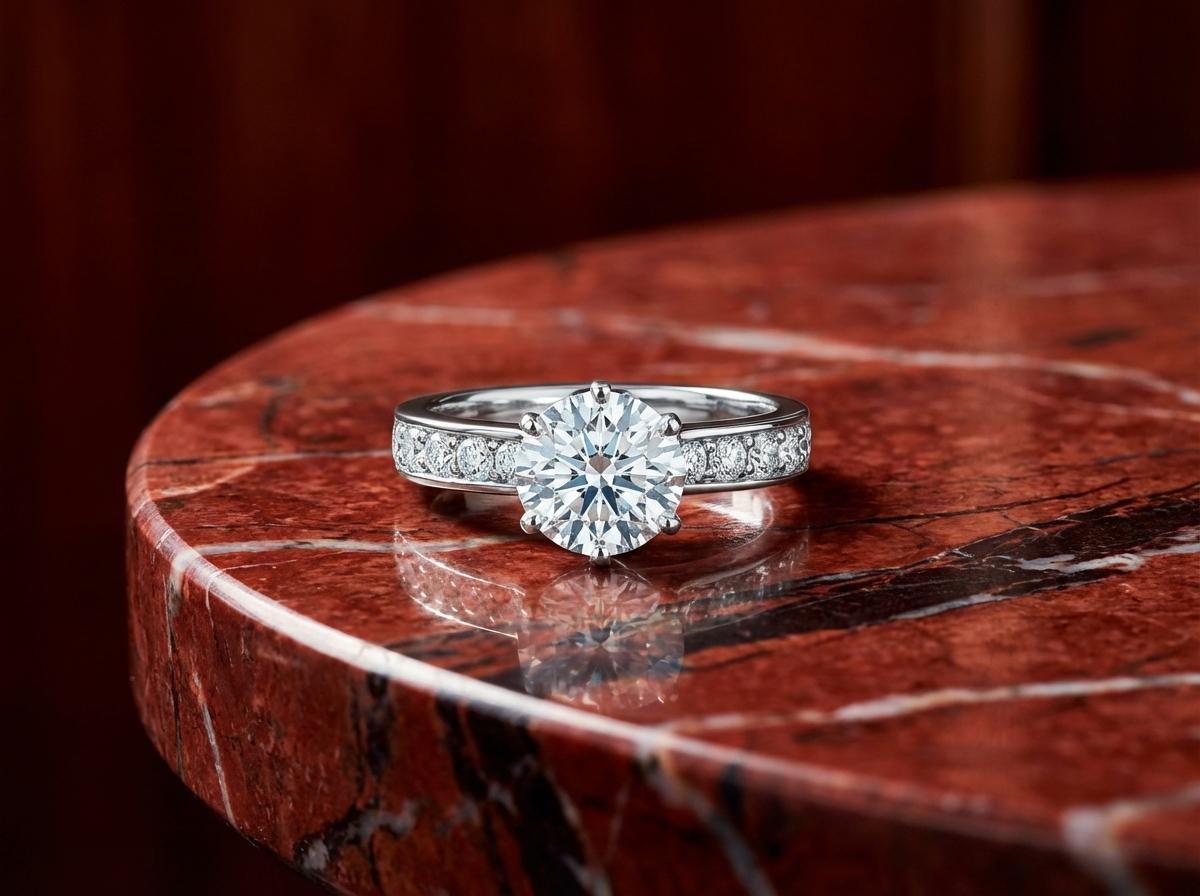 Tiffany & Co. 5 Ct. Anello con diamante incastonato a canale In condizioni ottime in vendita a Chicago, IL