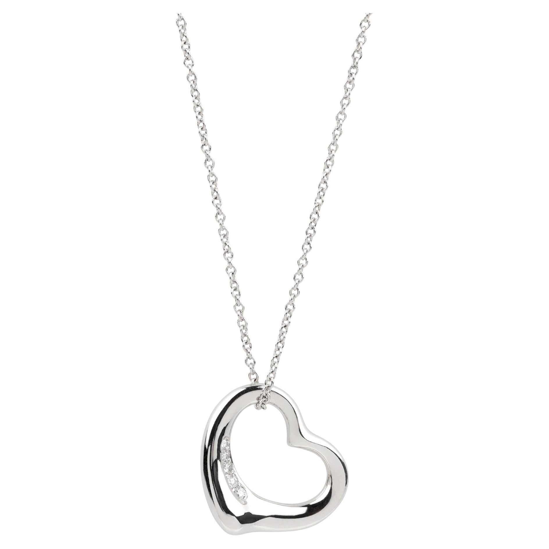 Tiffany & Co. 5 diamanti in platino 16 mm Elsa Peretti for Tiffany & Co.