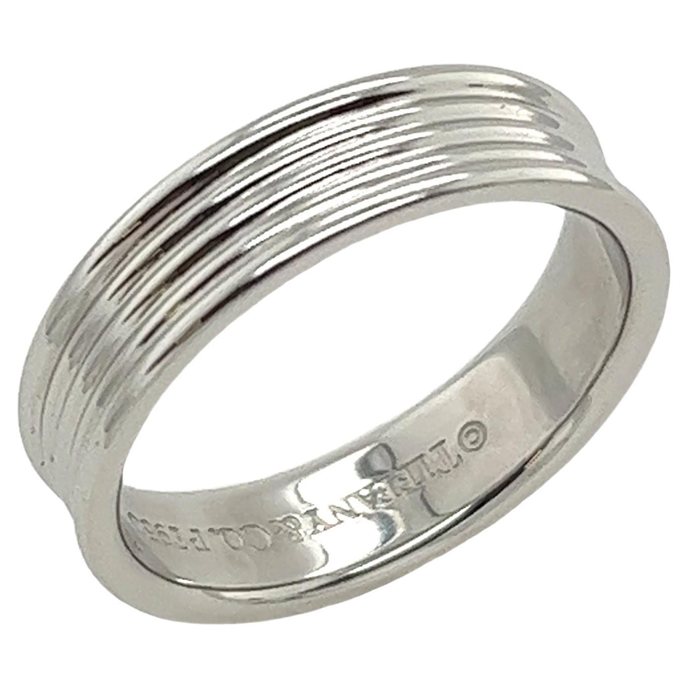 Tiffany & Co. 5 Row Band ring in Platinum For Sale