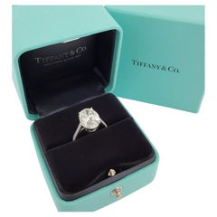 Tiffany & Co. 5.26 Ct. Oval Brilliant Cut Diamond Engagement Ring