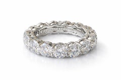 Tiffany & Co. 5.30 CT. Platinum Diamond Eternity Band Ring