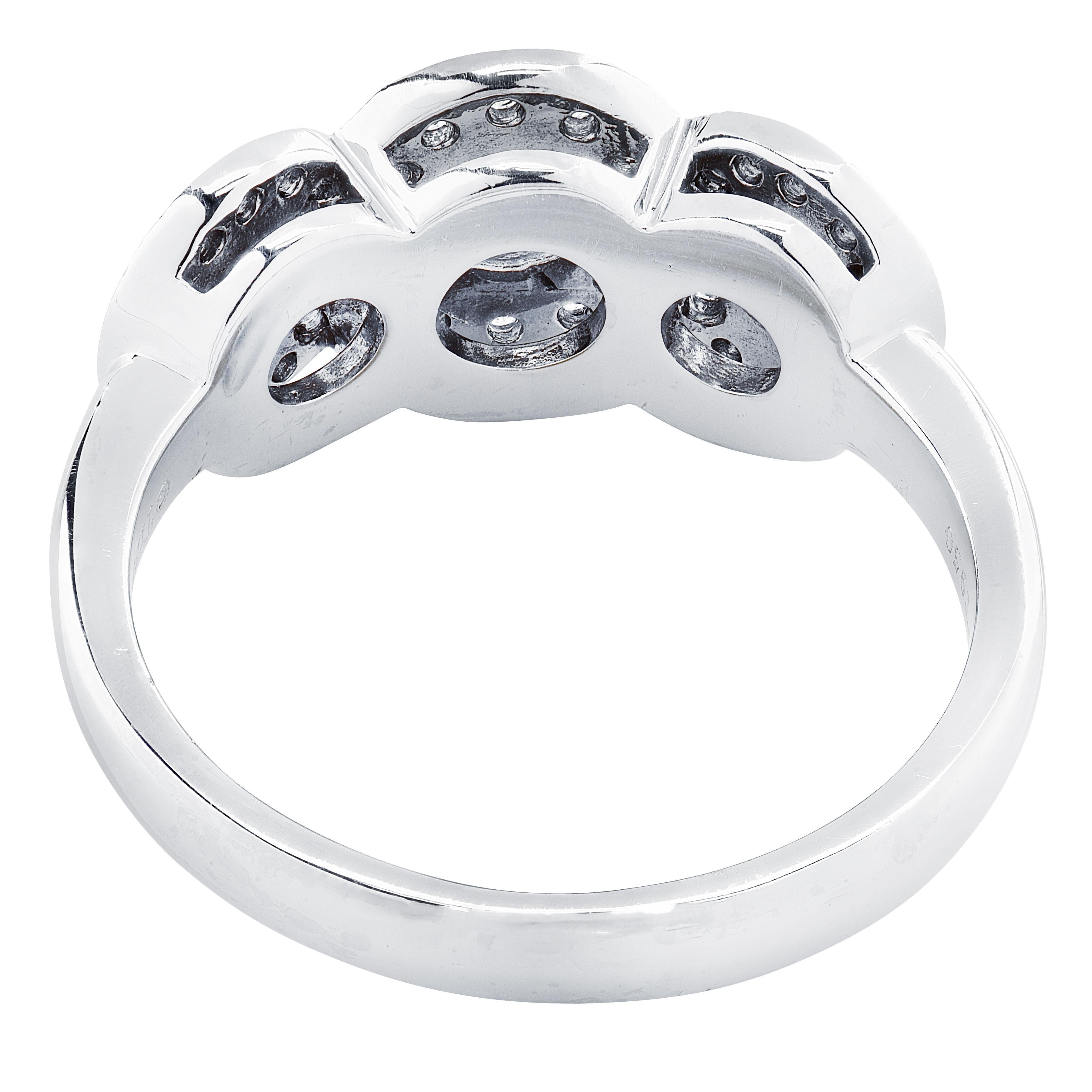 Moderne Tiffany & Co. Bague de fiançailles à diamant circulaire de 0,53ct en vente
