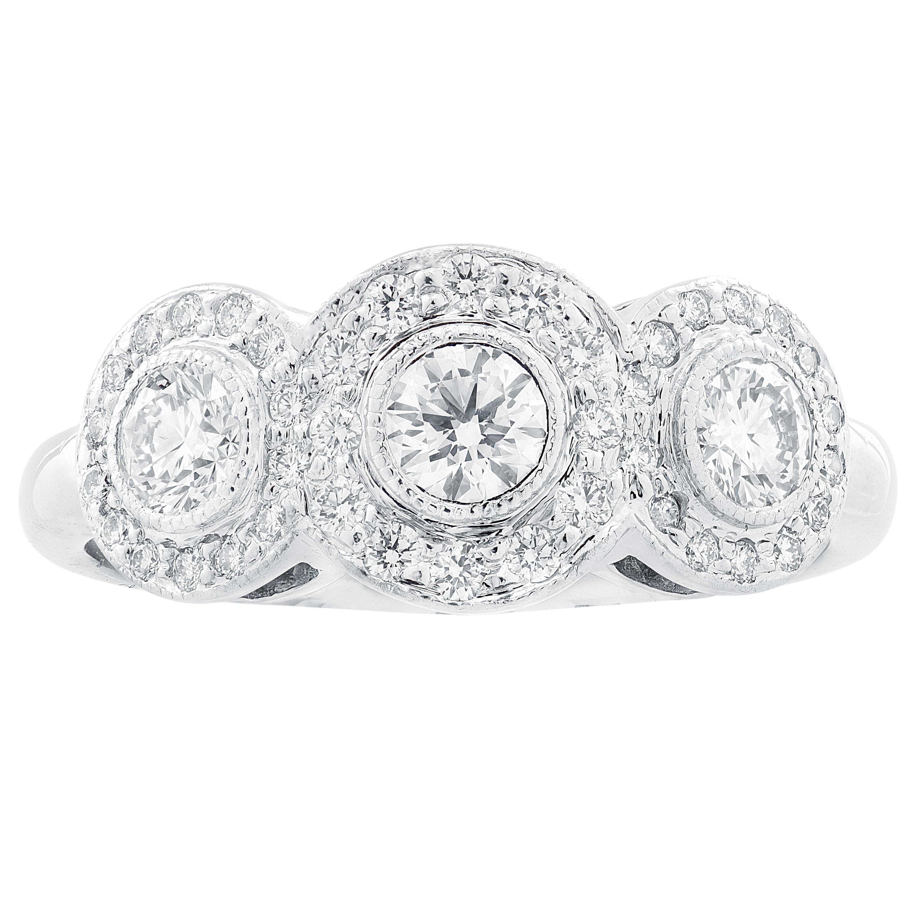 Tiffany & Co. Bague de fiançailles à diamant circulaire de 0,53ct en vente 1