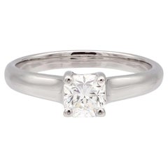 Anillo de compromiso de diamantes talla lúcida de 0,54 qt Tiffany 
Co.  G-H, VVS2-VS1 IGI Cert