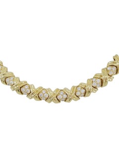 Tiffany & Co. 5.5 Carat Round Brilliant Cut Diamond Necklace