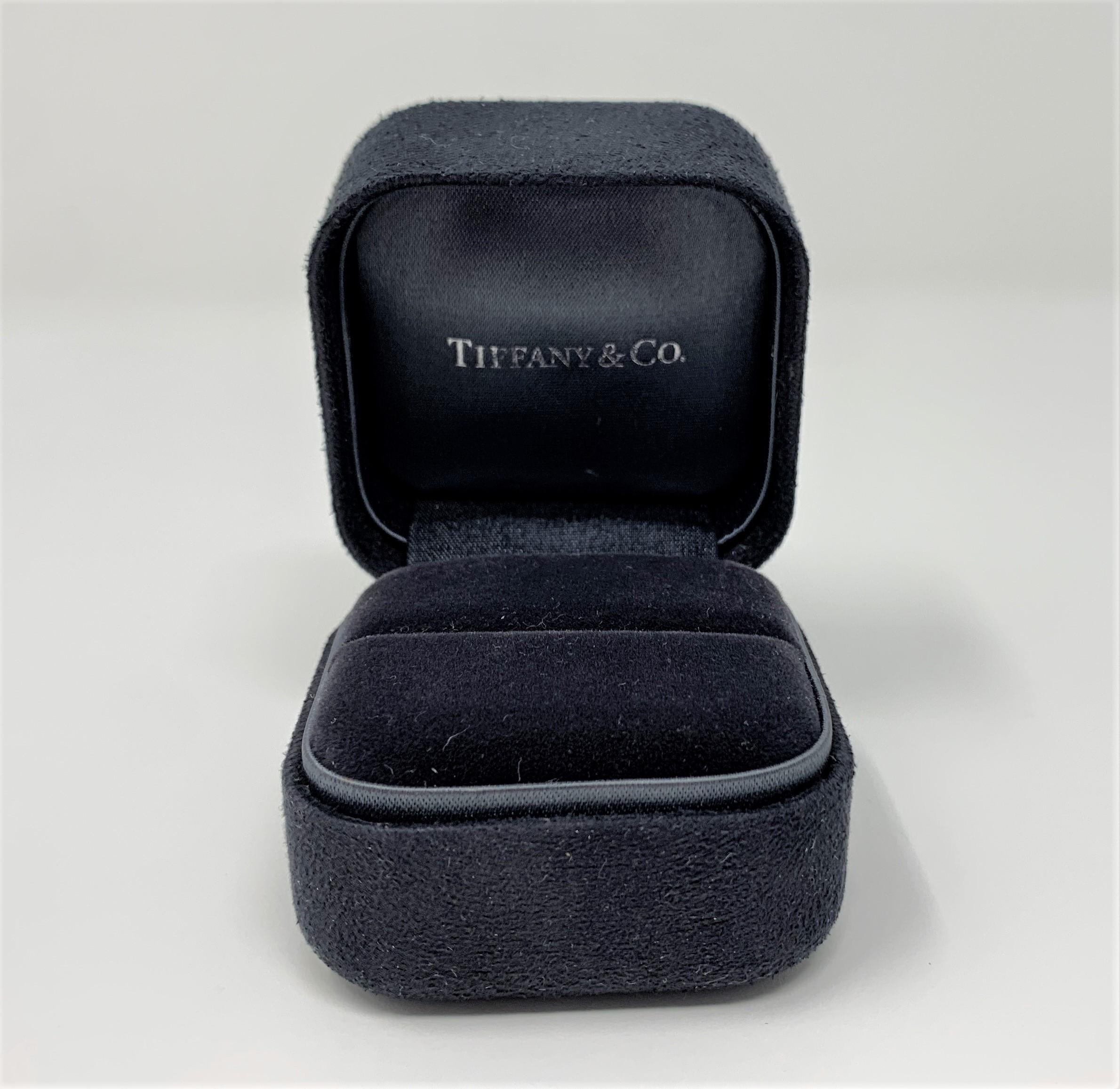 Tiffany & Co. .55 Carat Square Solitaire Diamond Engagement Ring G VS2 4