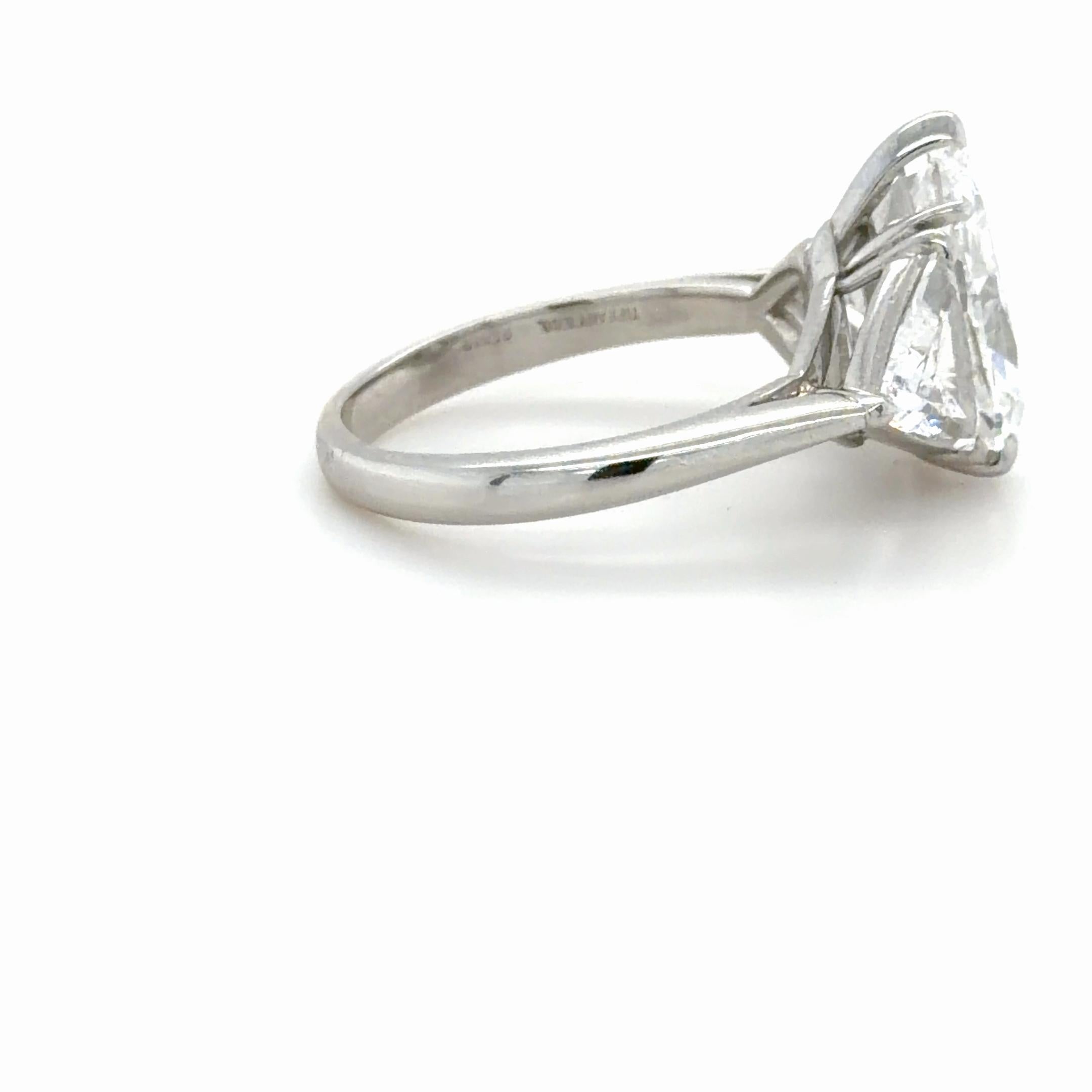 Donna Tiffany & Co., 5.84 Carat Diamond Engagement Ring in vendita
