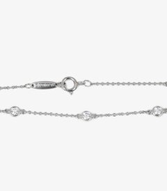 Tiffany & Co. 6 Diamond Platinum Elsa Peretti Diamonds By The Yard Bracelet