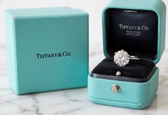 Tiffany & Co. 6.3 Carat Diamond Platinum Knife Edge Solitaire Engagement